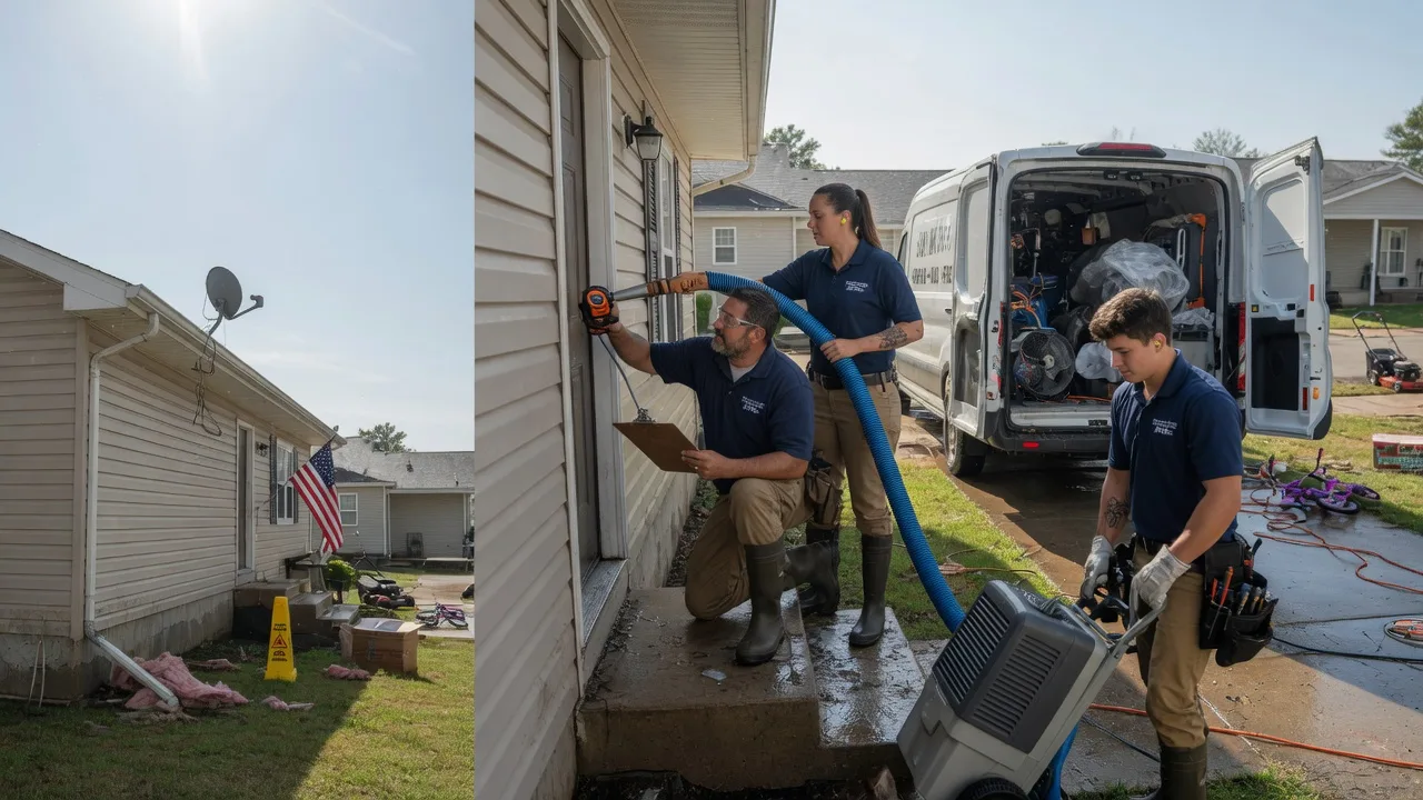 Ceiling Water Damage Restoration in Oakesdale, WA near me